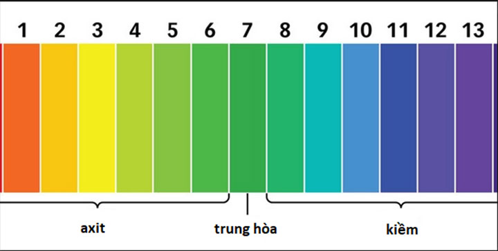 thang màu pH