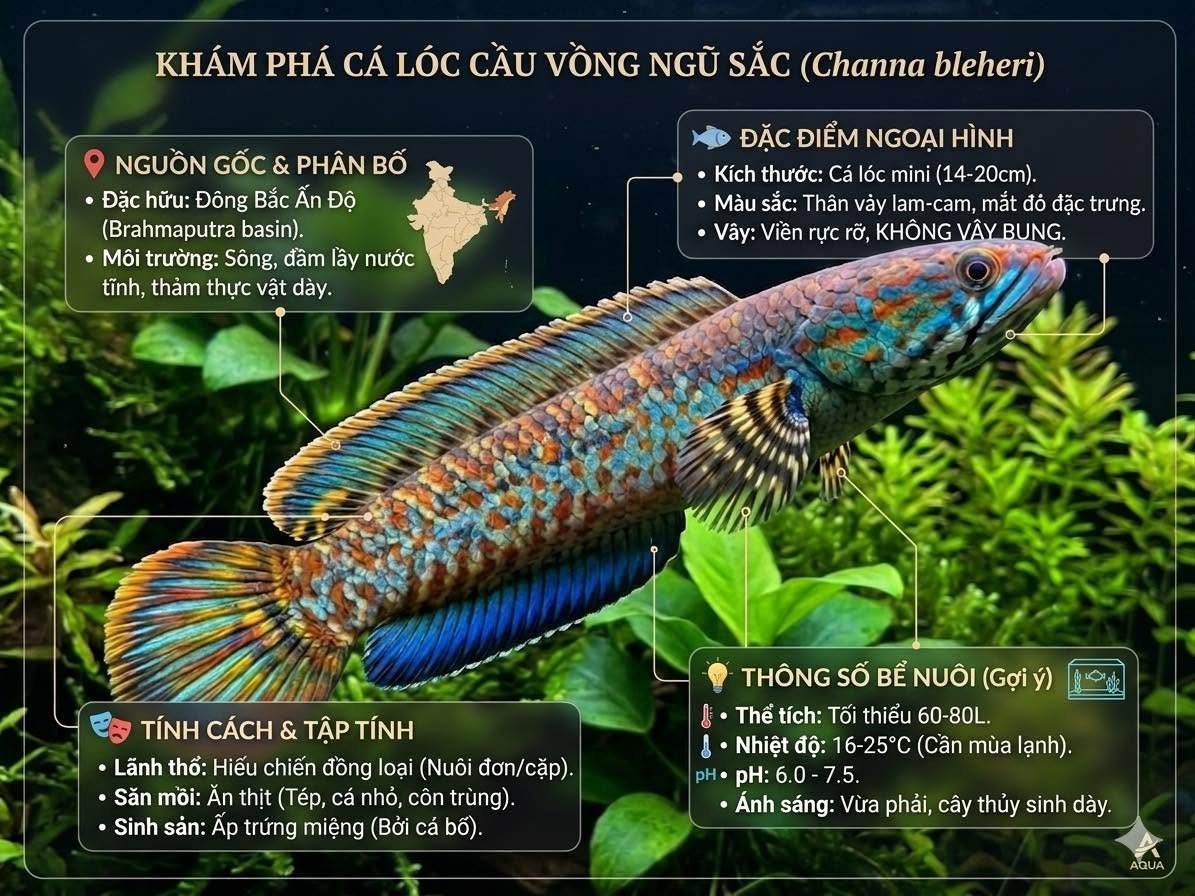 Cá lóc cầu vồng và những lưu ý khi chọn mua
