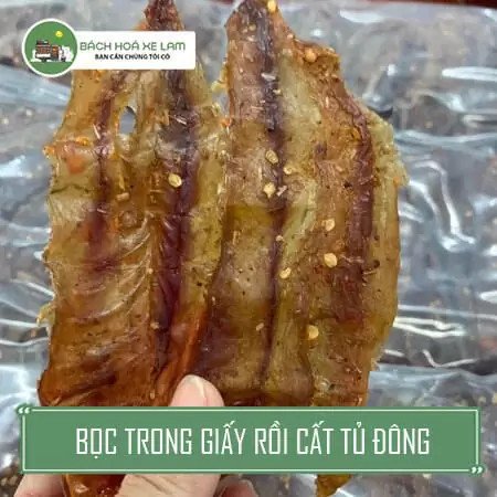 Bảo quản khô cá lau kiếng trong ngăn đông là cách tốt nhất để sử dụng được lâu