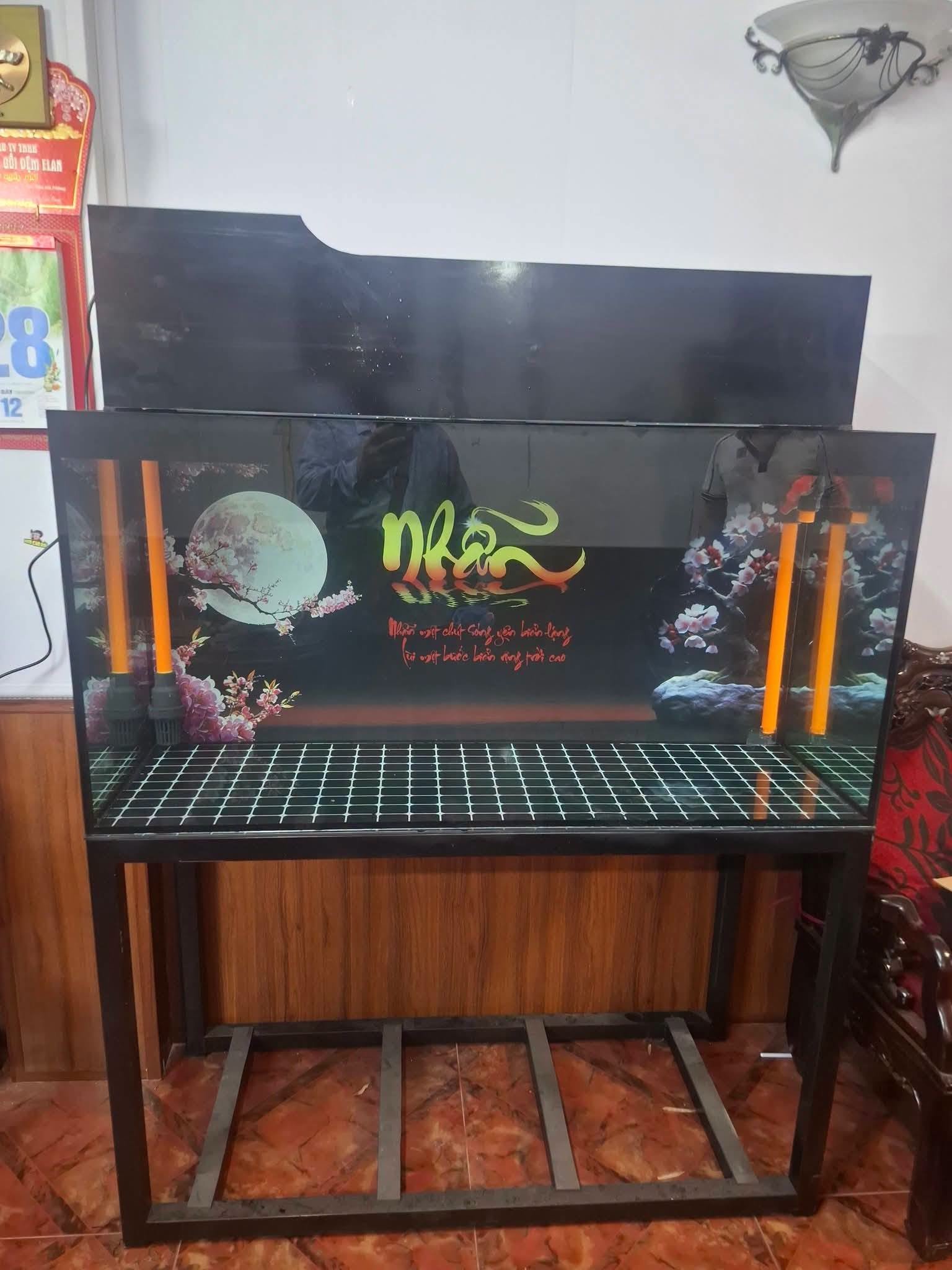 Một bể cá hình hộp chữ nhật có chiều dài tiêu chuẩn