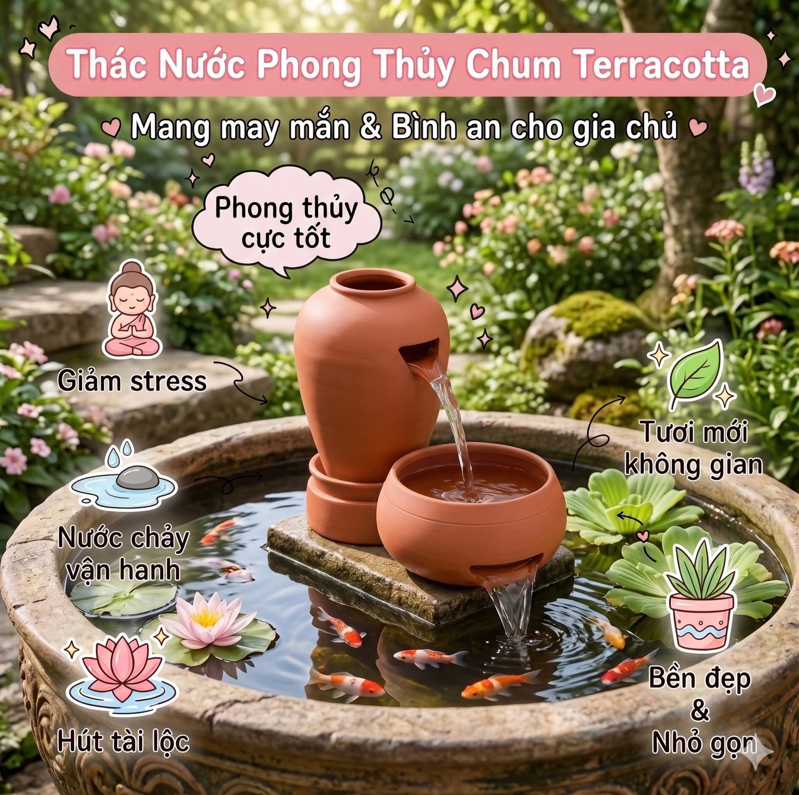 Kinh nghiệm chọn chum lọc bể cá theo từng kích thước hồ