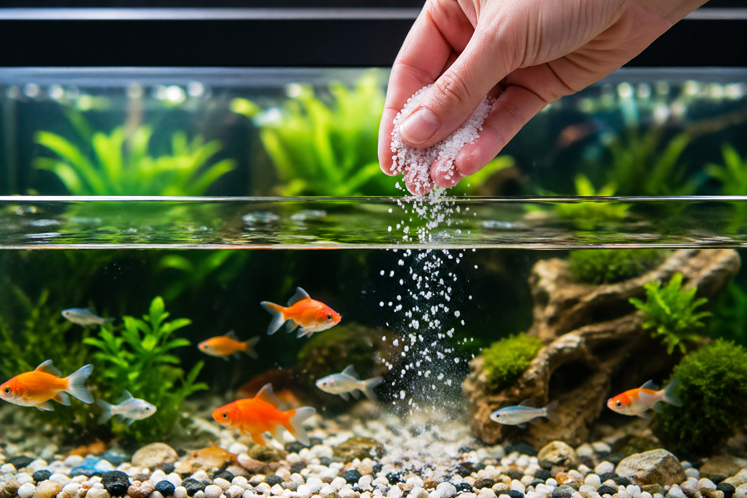 Liều lượng muối cho bể cá theo từng loại cá phổ biến