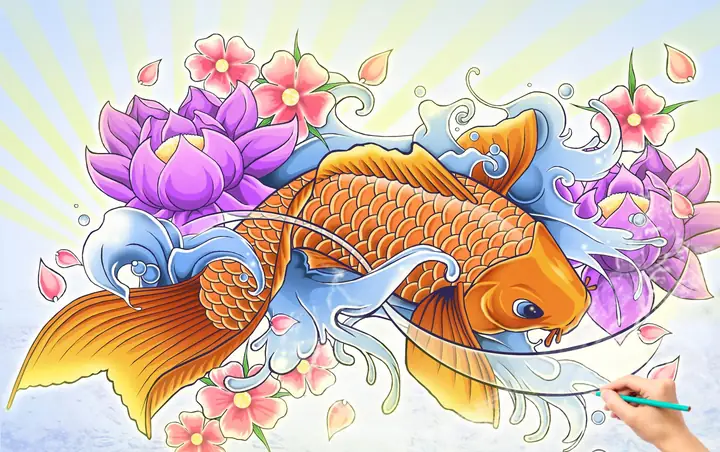 Bức Ảnh Cá Chép Tinh Tế Nhất