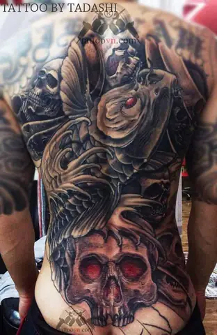 Hình Xăm Cá Chép Hóa Rồng Đẹp: