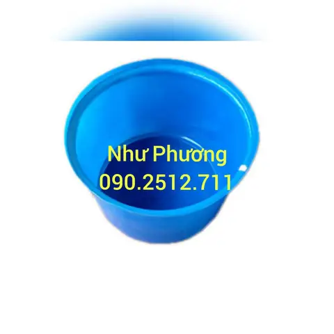 Bán Thùng Nhựa Nuôi Cá 200l – Thùng Tròn 200l 76cm X 60cm X 59cm