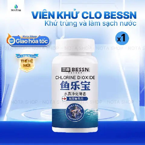 Viên Khử Clo Nước Máy Cho Hồ Cá Cảnh