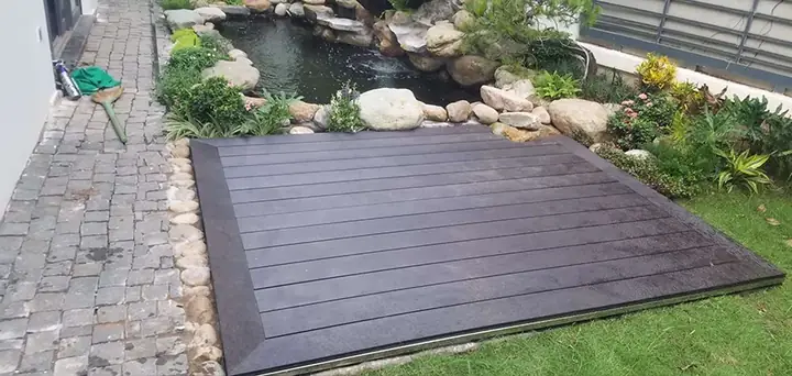 Báo Giá Sàn Gỗ Ngoài Trời Nắp Bể Cá Koi
