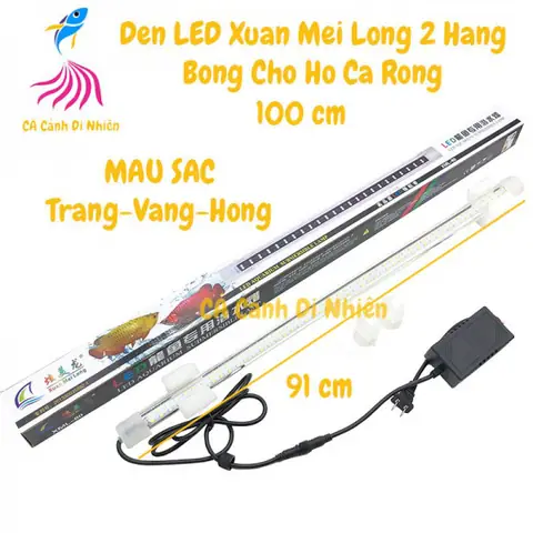 Đèn Led Cho Hồ Bể Cá Rồng 2 Hàng Bóng Xuan Mei Long 100 Cm
