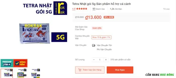 Điều Trị Cho Cá Nhiễm Bệnh