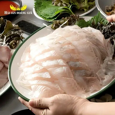 Sashimi Cá Bơn: