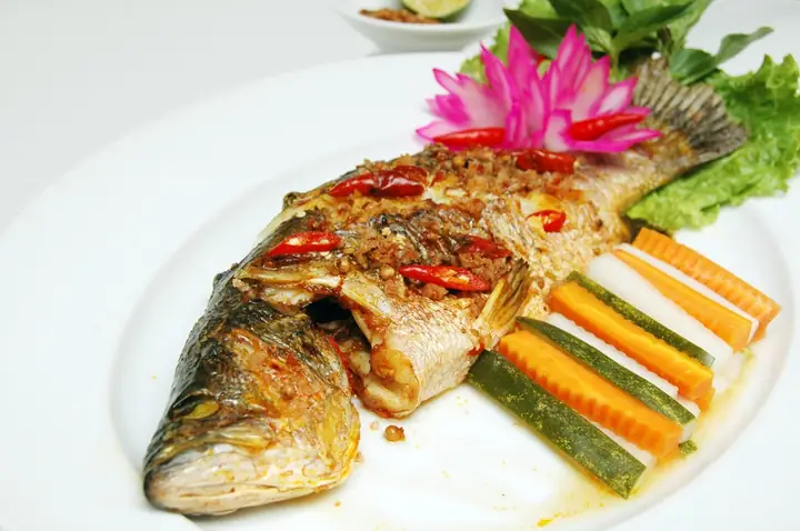 Cá Chẽm Nướng