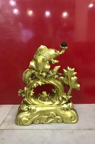 Tượng Cá Chép Nhả Ngọc