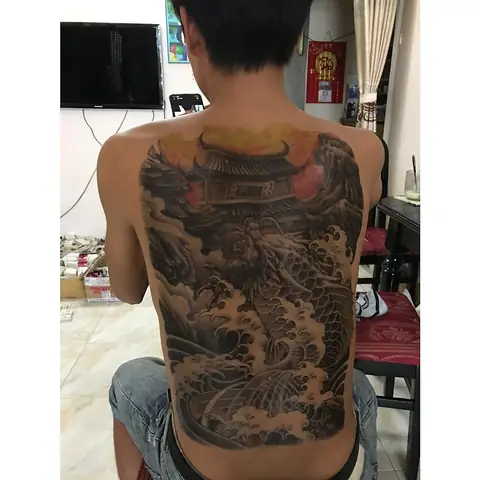 Hình Ảnh Cho Hình Xăm Cá Chép Vượt Quỷ Môn Quan: