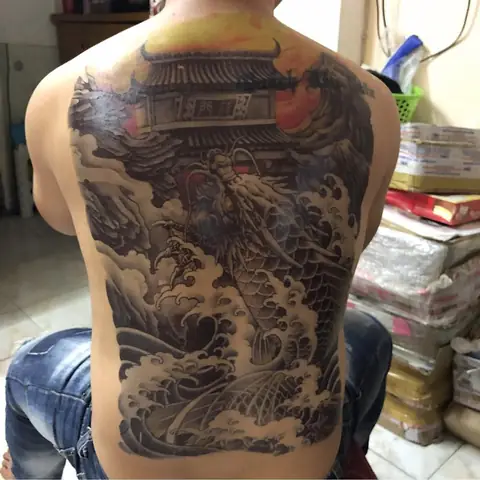 Hình Ảnh Cho Hình Xăm Cá Chép Vượt Quỷ Môn Quan: