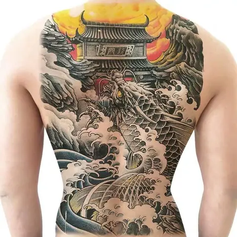 Hình Ảnh Cho Hình Xăm Cá Chép Vượt Quỷ Môn Quan: