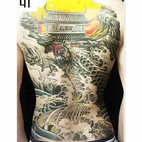 Hình Ảnh Cho Hình Xăm Cá Chép Vượt Quỷ Môn Quan:
