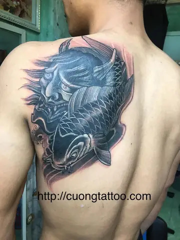Hình Ảnh Cho Hình Xăm Cá Chép Màu Xanh Dương: Hình Ảnh Cho Hình Xăm Cá Chép Màu Xanh Dương: