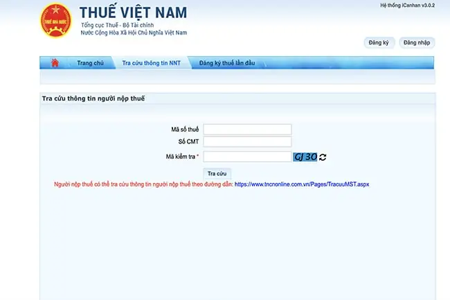 Tra Cứu Mã Số Thuế Cá Nhân Qua Canhan.gdt.gov.vn