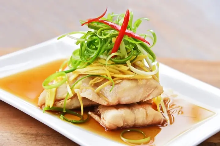 Cá Vồ Đém Hấp Gừng