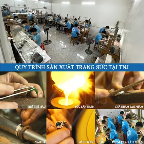 Quy Trình Thiết Kế Và Sản Xuất Dây Chuyền Bạc Nữ Mặt Cá Heo Tại Trang Sức Tnj