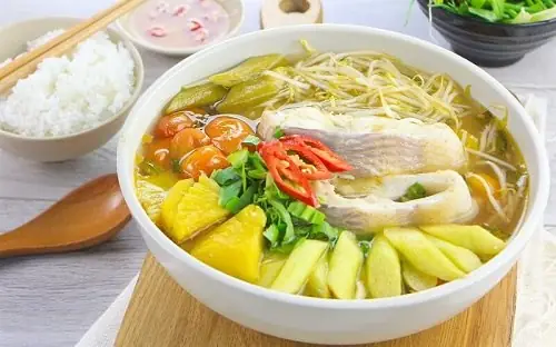 Cá Hoàng Đế Nấu Canh Chua