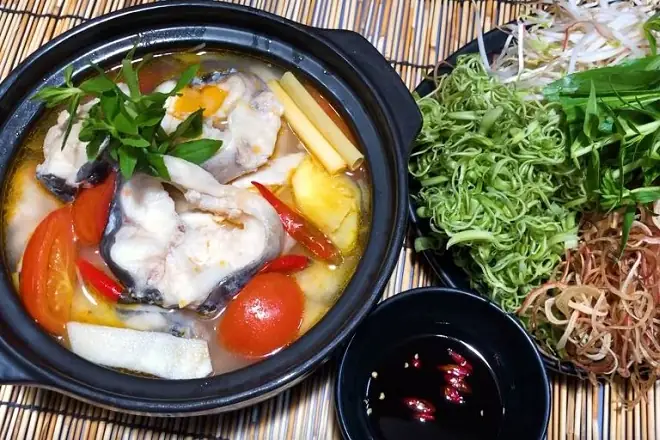 Cá Lăng Sông Đà Om Hoa Chuối