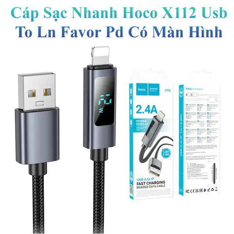 Cáp Sạc Nhanh Hoco 3 Đầu X2 Max 3a Dây Dài 1m
