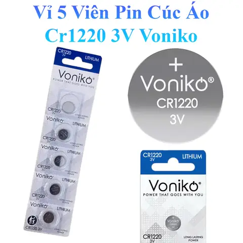 Vỉ 2 Viên Pin Kiềm 1.5v Ultra Alkaline Voniko 2a Dung Lượng 3000mah Công Nghệ Nhật Bản Chính Hãng