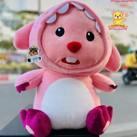 Thông Tin Chi Tiết Gấu Bông Loopy Cá Mập Xanh Hồng