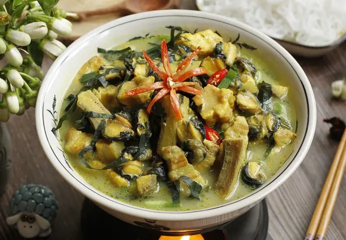 Nhệch Om Chuối Đậu