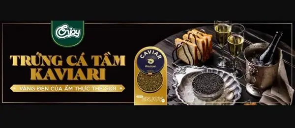 Thưởng Thức Trứng Cá Tầm Thượng Hạng Tại Enjoy Gourmet