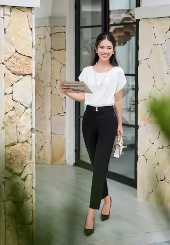 Quần Baggy Phối Áo Sơ Mi Quần Baggy Phối Áo Sơ Mi