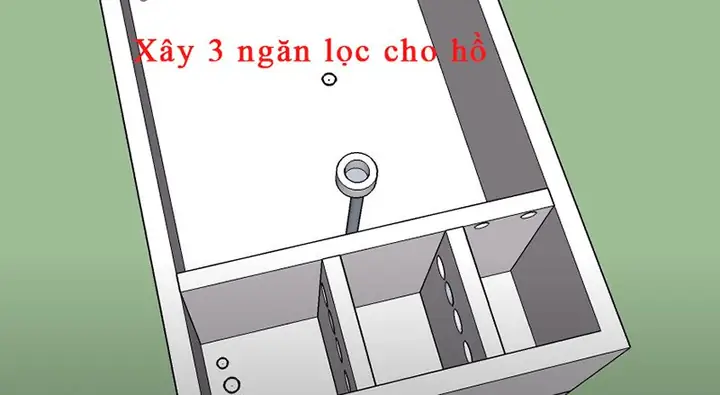 Bước 3: Xây Ngăn Lọc