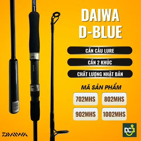 Cần Câu Lure Daiwa D-blue 2 Khúc