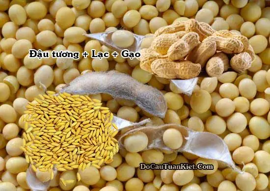 F. Làm Mồi Từ Gạo, Đỗ Lạc