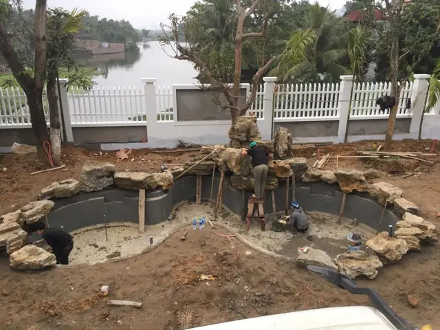 Vật Liệu Và Thiết Bị Cần Thiết Để Xây Bể Cá Cảnh Ngoài Trời