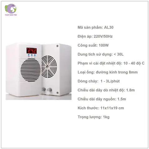 Thông Số Kỹ Thuật Của Chiller Mini Al-30