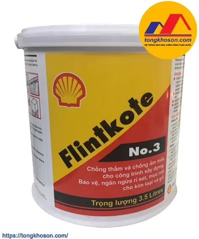 Sơn Chống Thấm Gốc Bitum Nhựa Đường Shell Flintkote 3