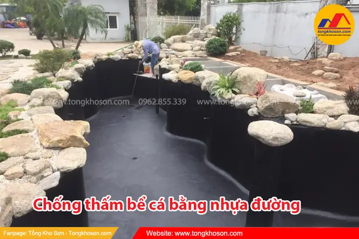 Chống Thấm Bể Cá Bằng Nhựa Đường Là Gì?