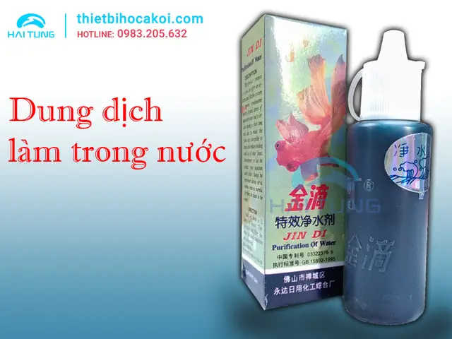 Dung Dịch Làm Trong Nước Hồ Cá Jindi