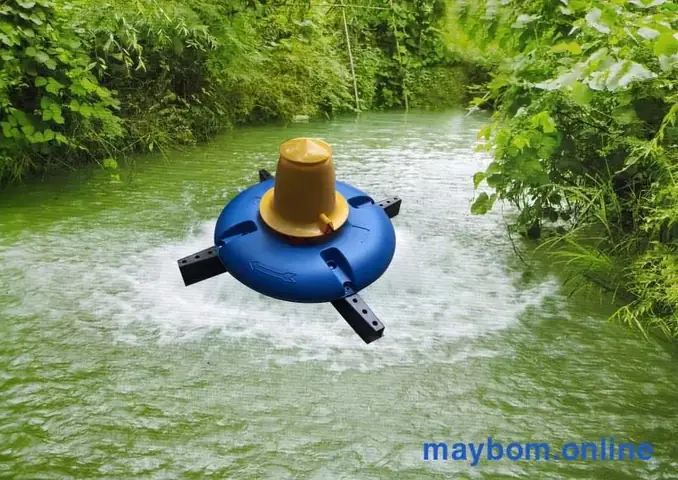 Máy Bơm Sục Khí Tạo Sóng Tạo Oxy Ao Cá