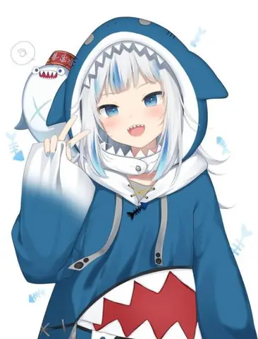 Cá Mập Cute Anime Nữ Cá Tính Vừa Dịu Dàng