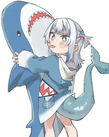 Cá Mập Cute Anime Nữ Cá Tính Vừa Dịu Dàng