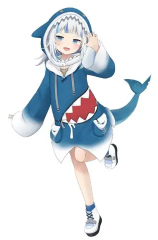 Cá Mập Cute Anime Nữ Cá Tính Vừa Dịu Dàng