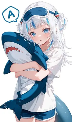 Cá Mập Cute Anime Nữ Cá Tính Vừa Dịu Dàng