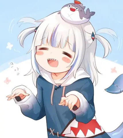 Cá Mập Cute Anime Nữ Cá Tính Vừa Dịu Dàng