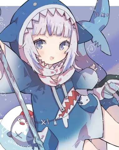 Cá Mập Cute Anime Nữ Cá Tính Vừa Dịu Dàng