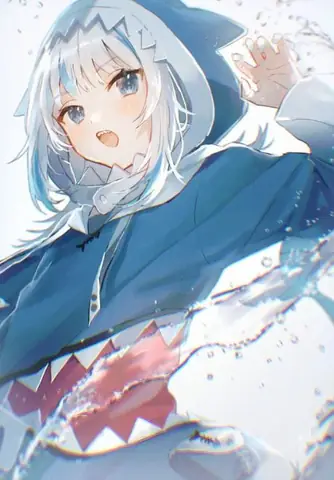 Cá Mập Cute Anime Nữ Cá Tính Vừa Dịu Dàng