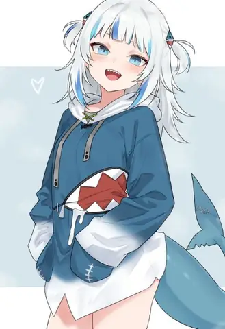Cá Mập Cute Anime Nữ Cá Tính Vừa Dịu Dàng