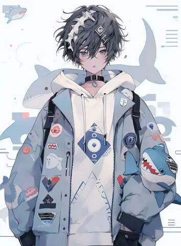 Full Bộ Cá Mập Cute Anime: Cool Ngầu, Bí Ẩn Và Lôi Cuốn